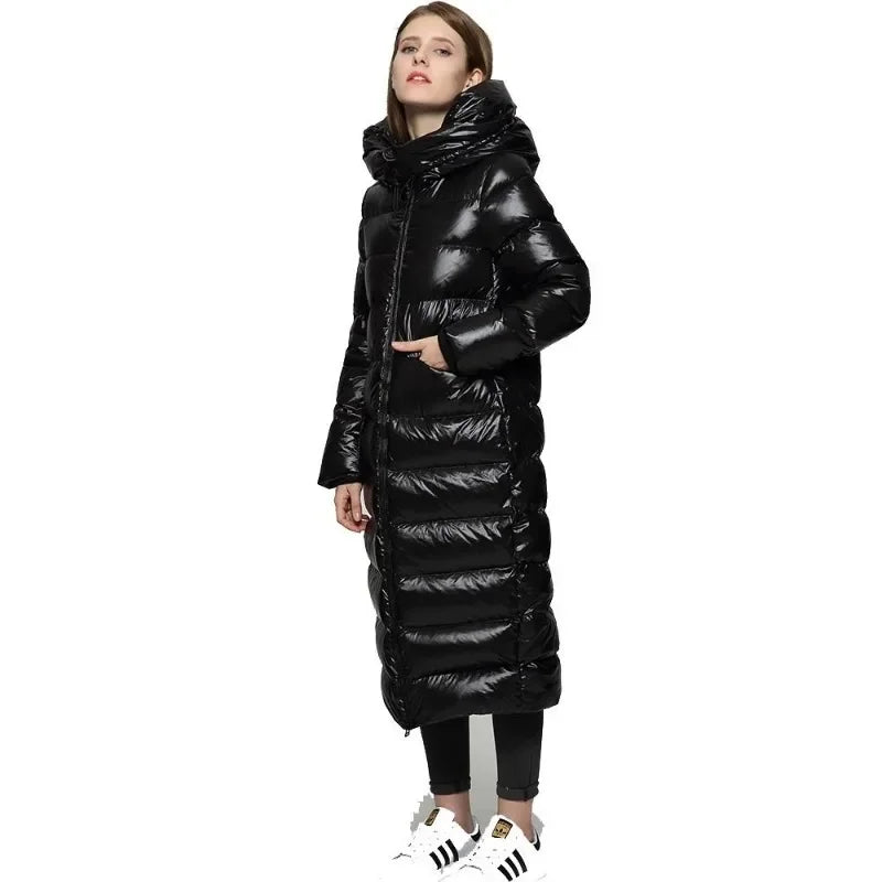 Jolene | Lange Puffer Winterjas Dames - Modern en Functioneel, Hoogwaardige Donsvulling