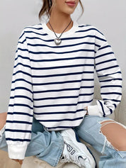 Jam | Gestreepte Sweatshirt Dames - Tijdloos Design, Comfortabele Pasvorm