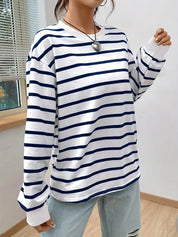 Jam | Gestreepte Sweatshirt Dames - Tijdloos Design, Comfortabele Pasvorm
