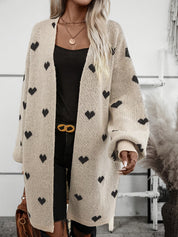 Toine | Dames Vest met Hartjes Patroon - Casual Elegantie