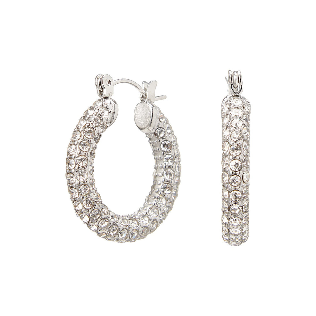 Arya | Dames Oorbellen met Zirconia en Hoepelvorm