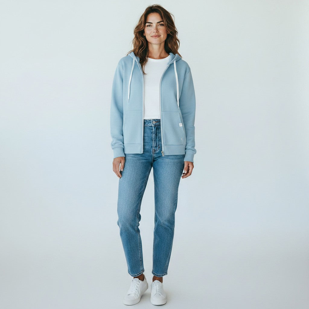 Jutta | Comfortabele Fleece Dames Hoodie met Verstelbare Capuchon