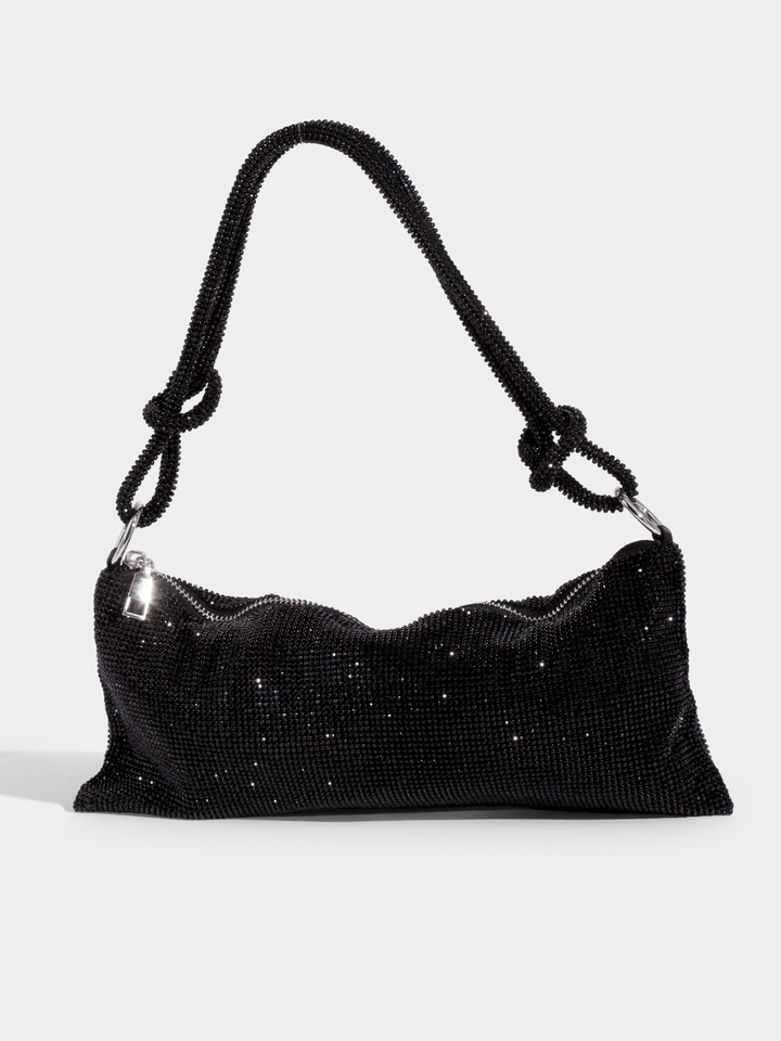 Ana | Dames handtas met ketting en glanzende afwerking