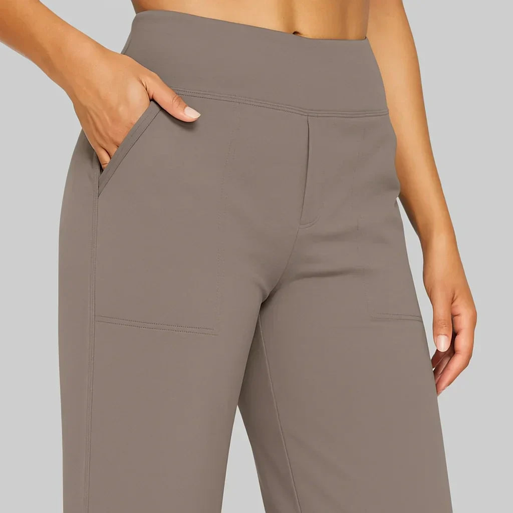 Kim | Comfort Fit Broek Dames- Zachte, Ademend met Stretch