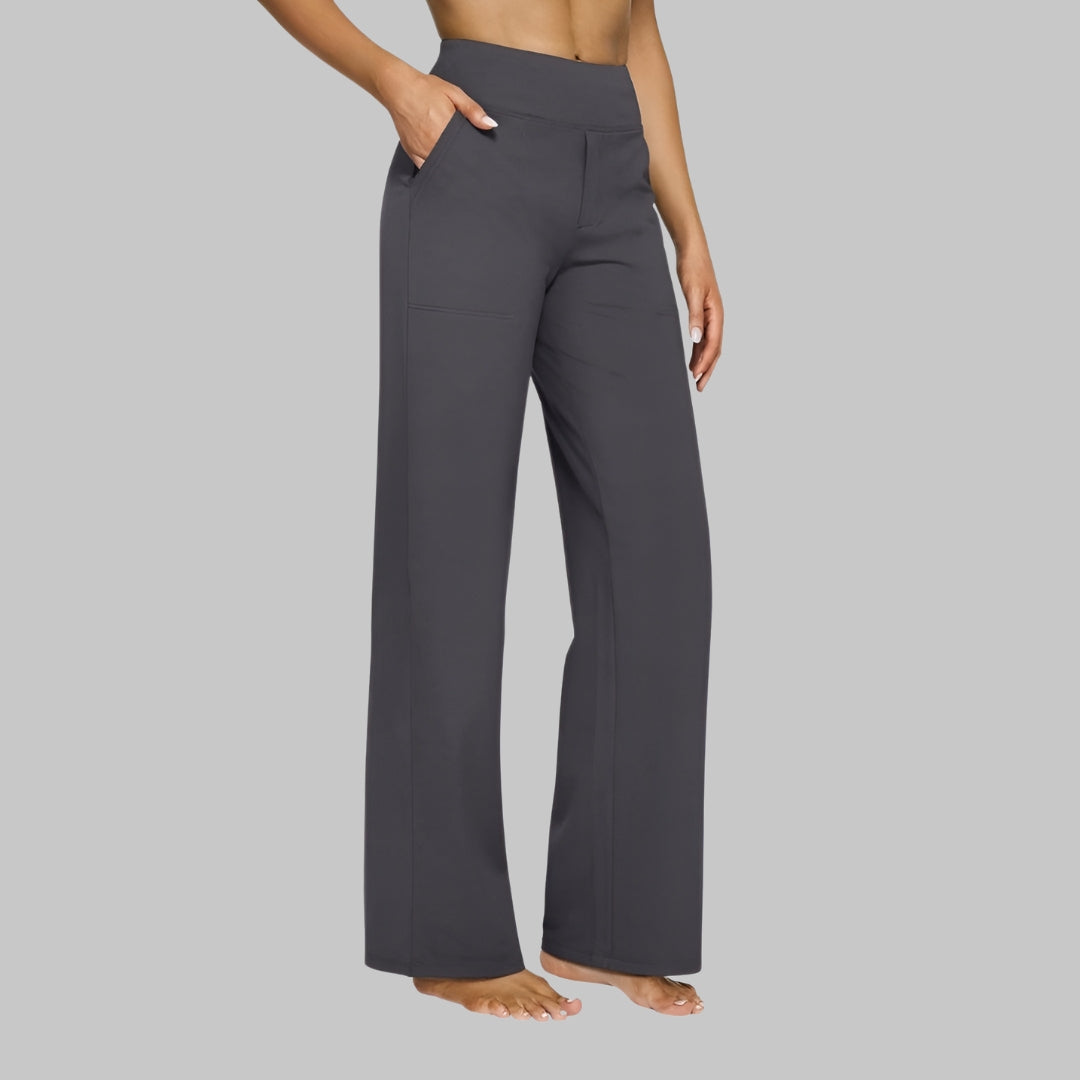 Kim | Comfort Fit Broek Dames- Zachte, Ademend met Stretch
