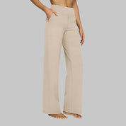 Kim | Comfort Fit Broek Dames- Zachte, Ademend met Stretch