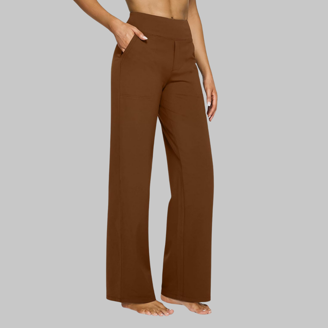 Kim | Comfort Fit Broek Dames- Zachte, Ademend met Stretch