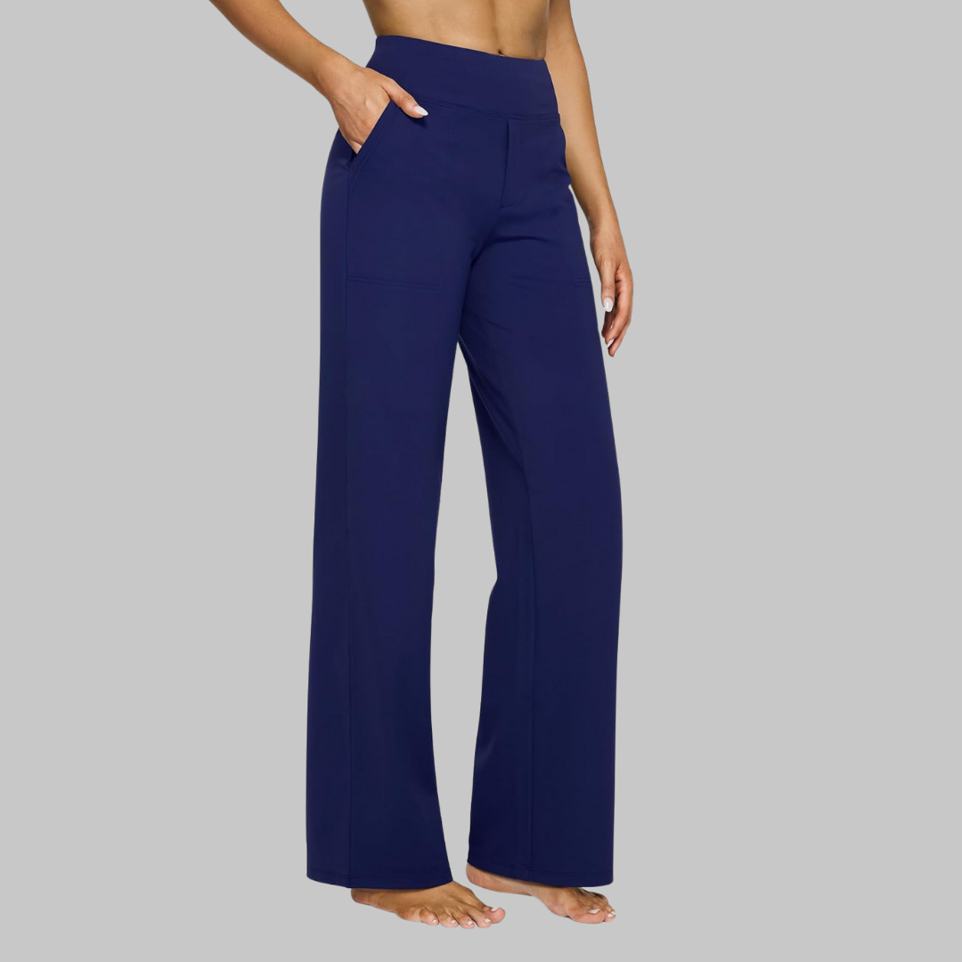 Kim | Comfort Fit Broek Dames- Zachte, Ademend met Stretch
