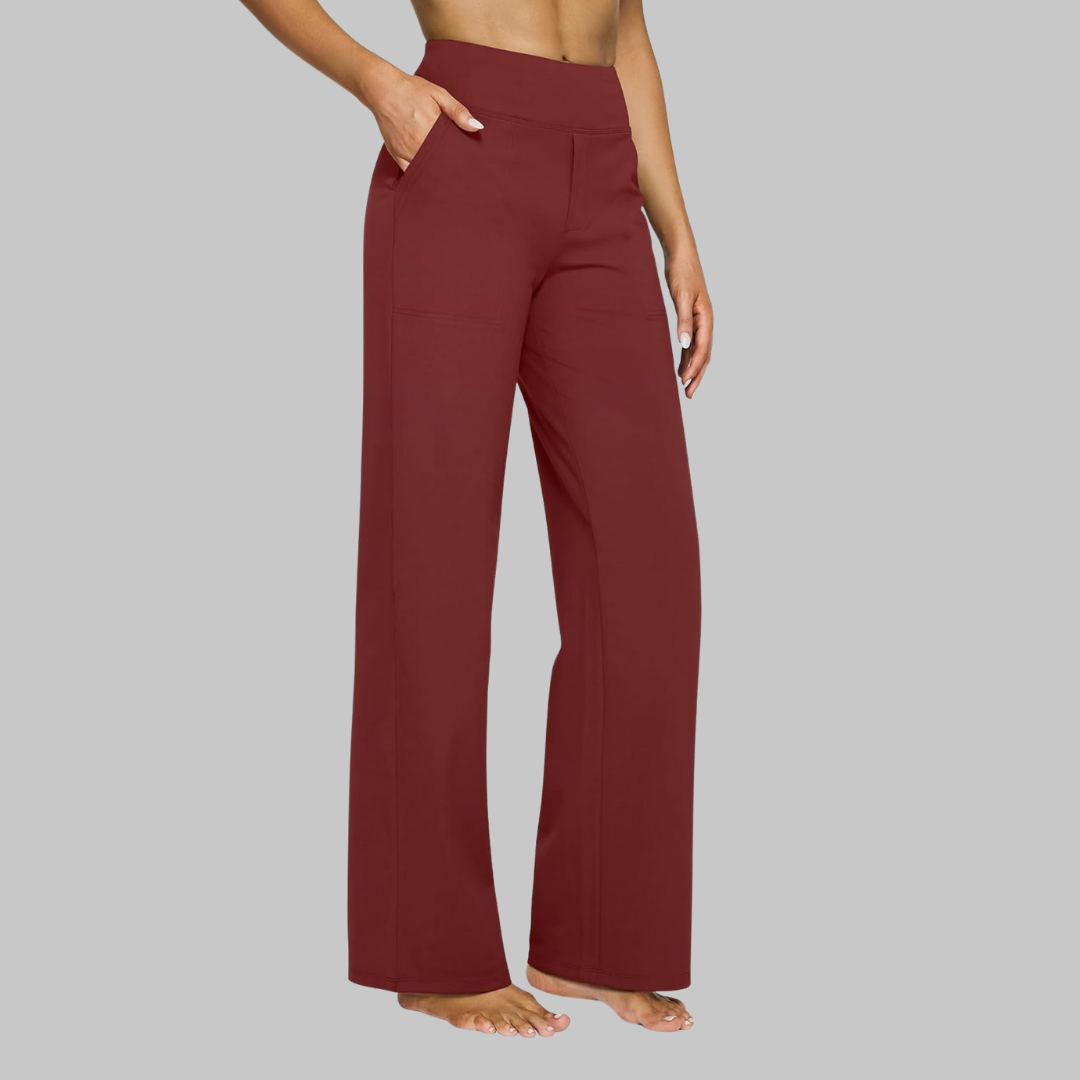 Kim | Comfort Fit Broek Dames- Zachte, Ademend met Stretch