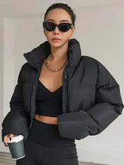 Noelle | Korte Pufferjack Dames - Winterjas met Moderne Ritssluiting