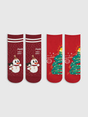 Kira | Kerst Sokken Gift Set - Comfortabele Sokken met Kerst Thema voor de Feestdagen