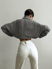 Kora | Cropped Gebreide Coltrui - Casual Comfort