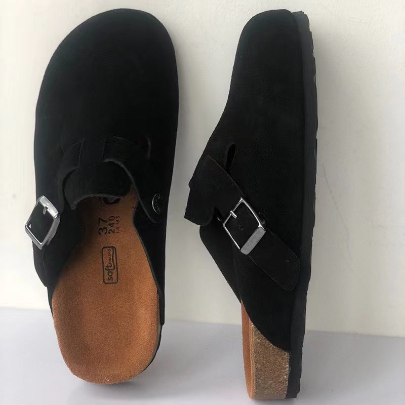 Melle | Premium Suède Pantoffels – Handgemaakt & Unisex
