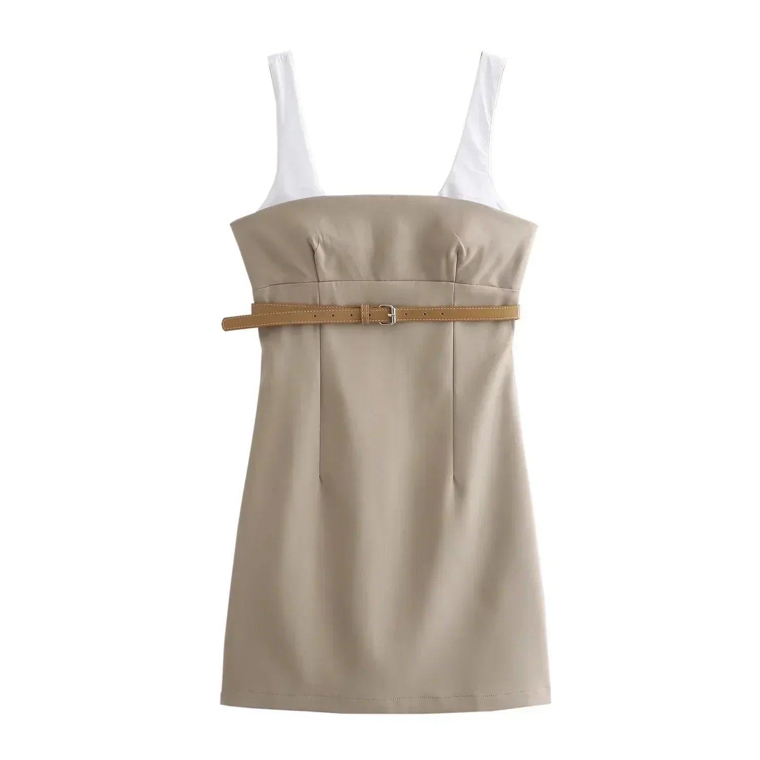 Bloom | Comfortabele Mini Jurk - Modieuze Taille Riem, Veelzijdig en Chic