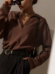 Liene | Elegante Gebreide Sweater - Zacht, Verfijnd en Comfortabel