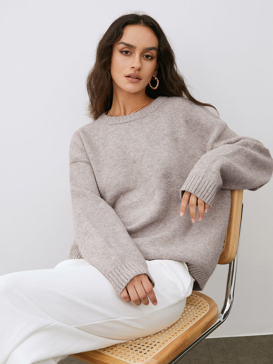 Oaklee | Elegante Dames Pullover – Lichtgewicht, Zacht &amp; Comfortabel
