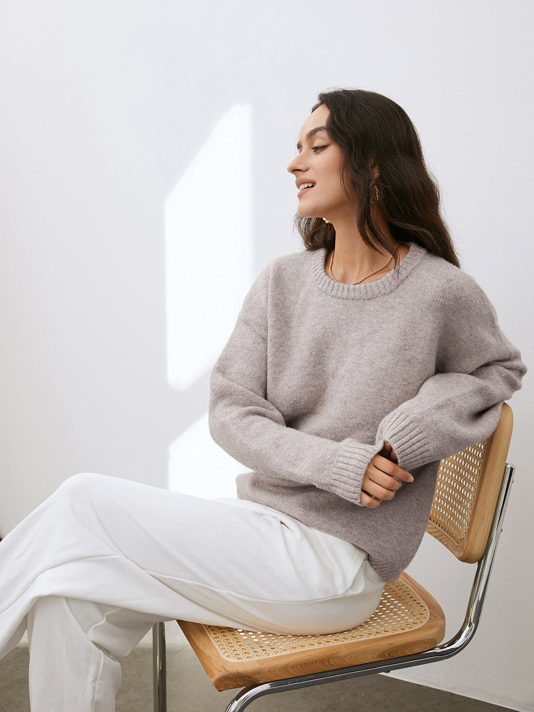 Oaklee | Elegante Dames Pullover – Lichtgewicht, Zacht &amp; Comfortabel