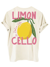 Limoncello | Trendy Zomers Shirt voor Dames met Citroen Print