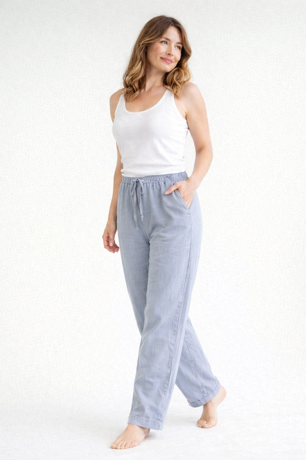 Rivolte | Dames Pantalon - Hoge Taille, Losse Pasvorm met Zijzakken