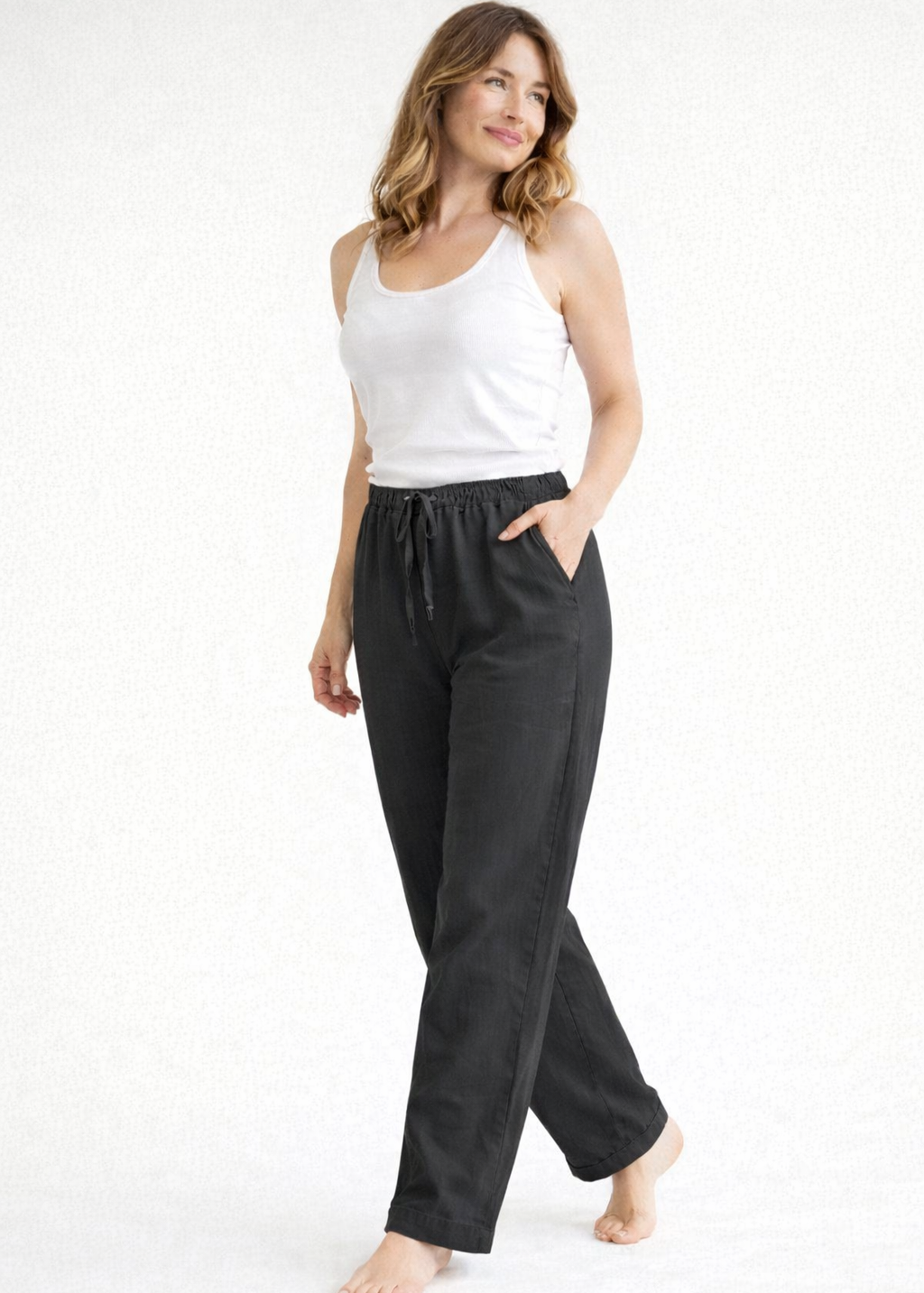 Rivolte | Dames Pantalon - Hoge Taille, Losse Pasvorm met Zijzakken