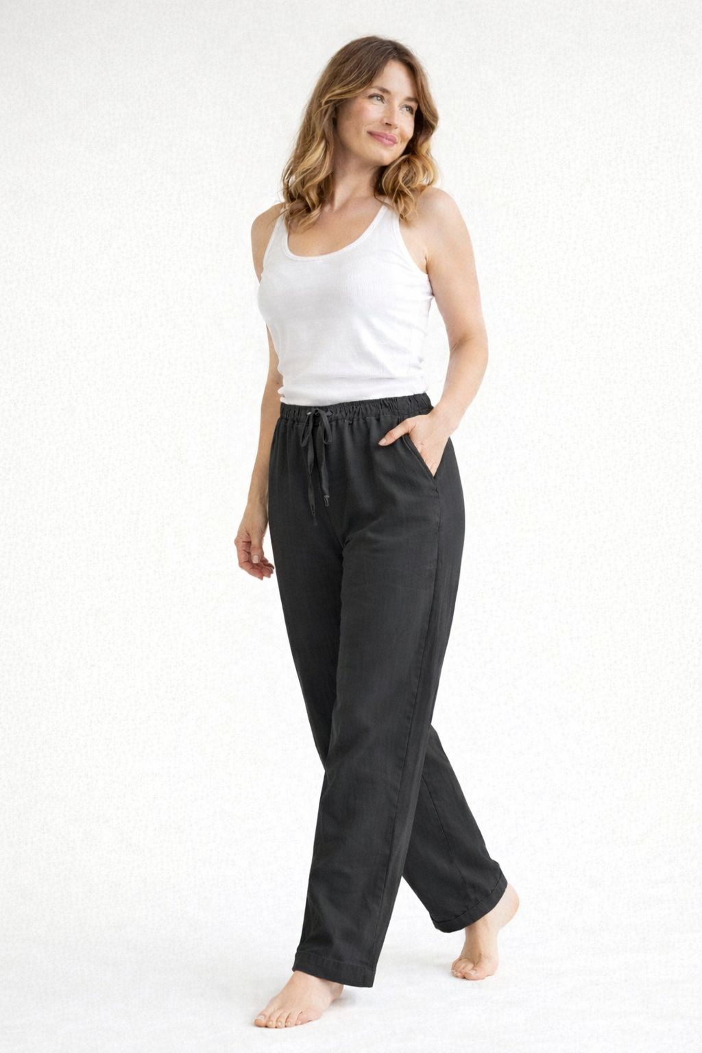 Rivolte | Dames Pantalon - Hoge Taille, Losse Pasvorm met Zijzakken
