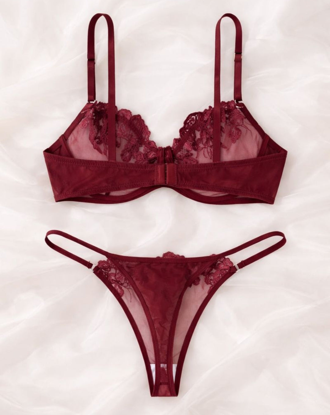 Aitana | Dames Lingerieset met Kant en Bandjes