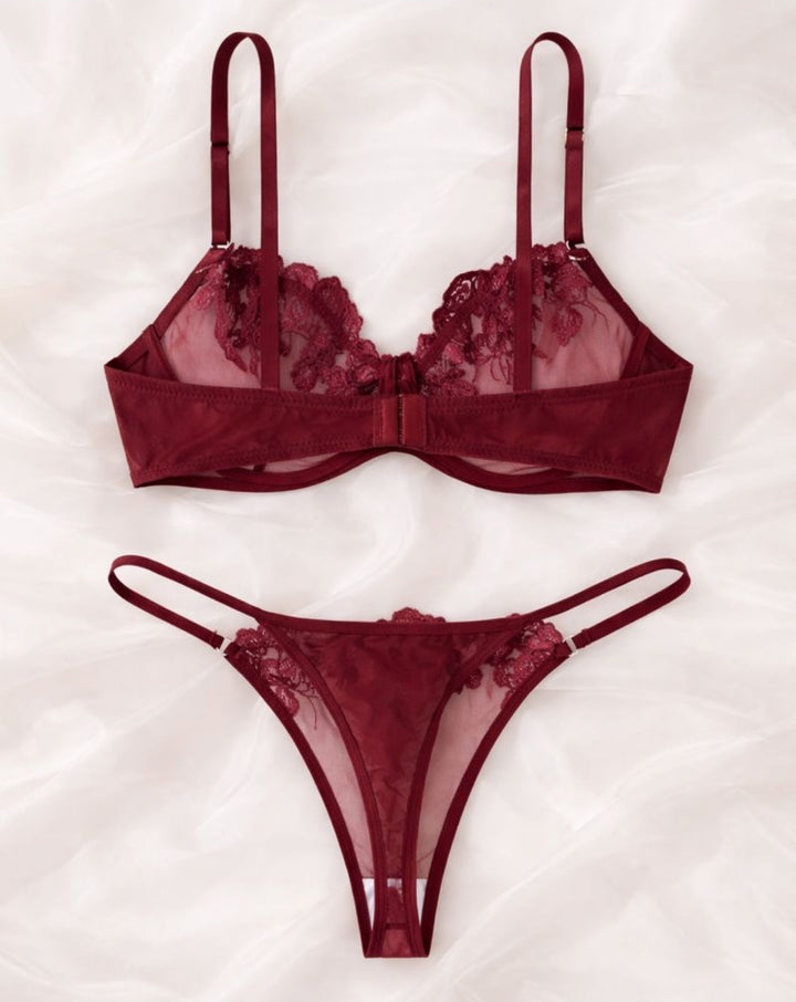 Aitana | Dames Lingerieset met Kant en Bandjes