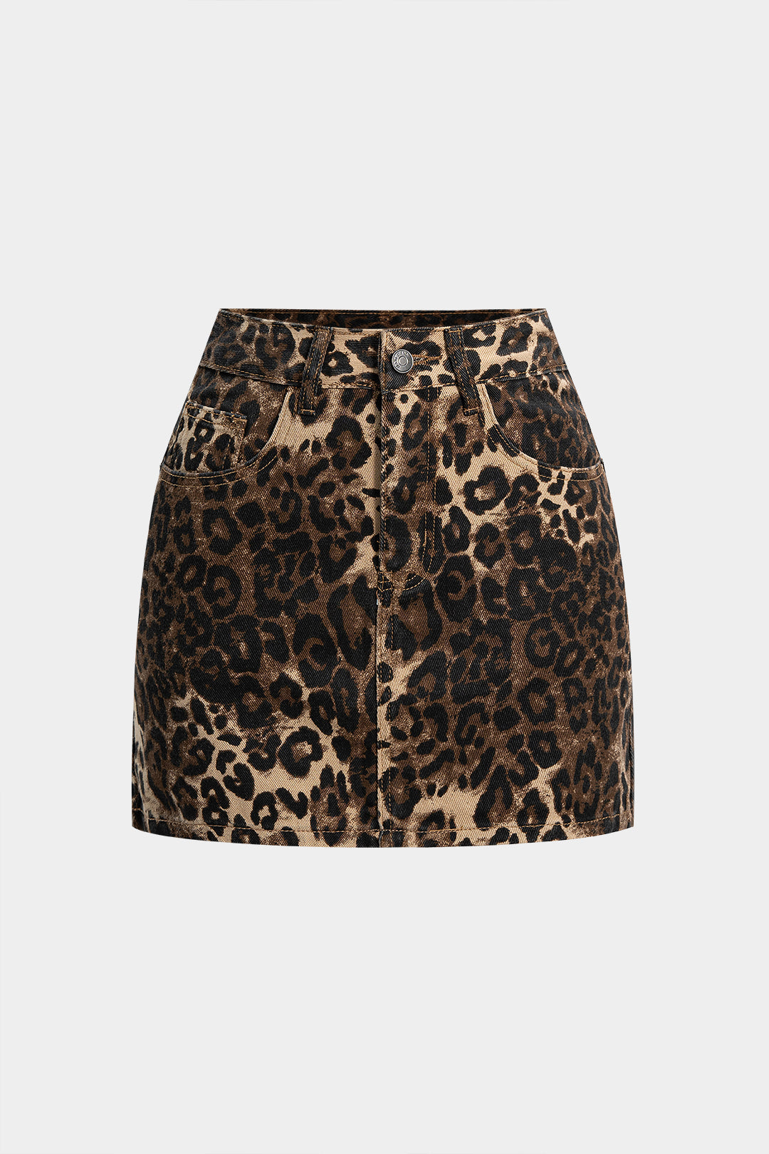 Alesso | Hoge Taille Rok Dames met Luipaard Print, Comfy, Trendy Design