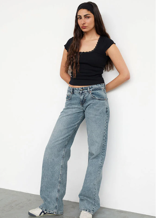 Roja | Straight-Leg Jeans met Lage Taille – Trendy Dames Broek