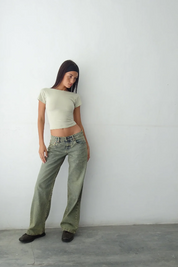 Roja | Straight-Leg Jeans met Lage Taille – Trendy Dames Broek