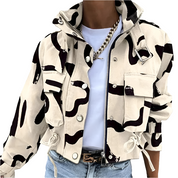 Demi | Stijlvolle Tussenjas voor Dames - Cropped Bomberjack Model met Stoere Kraag
