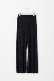 Néva | Flared Broek met Kant en Hoge Taille