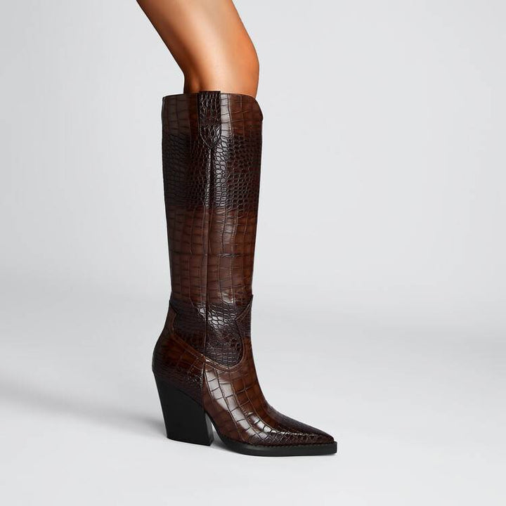 Westlyn Croc Leren Laarzen