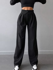 Marlina | High Waist Straight Leg Dames Pantalon – Elegant & Comfortabel