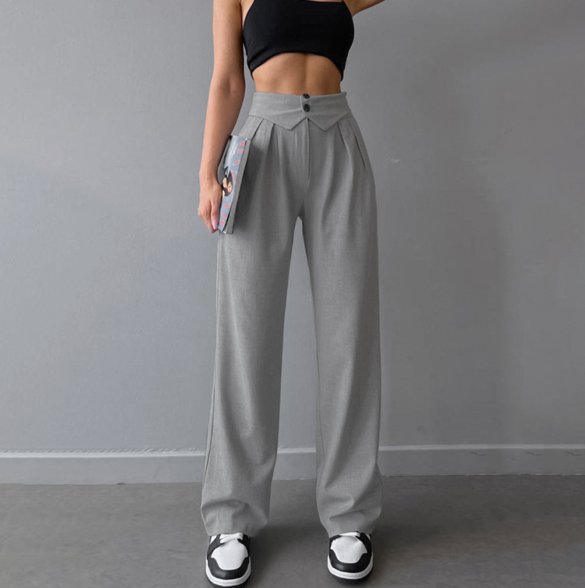 Marlina | High Waist Straight Leg Dames Pantalon – Elegant & Comfortabel