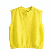 Marylou | Gebreide Zomertop met Open Rug voor Dames