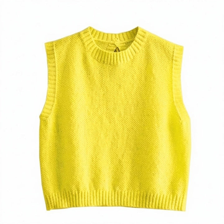 Kelly | Dames top met mouwloos ronde hals