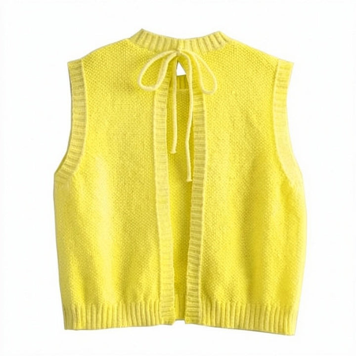 Kelly | Dames top met mouwloos ronde hals