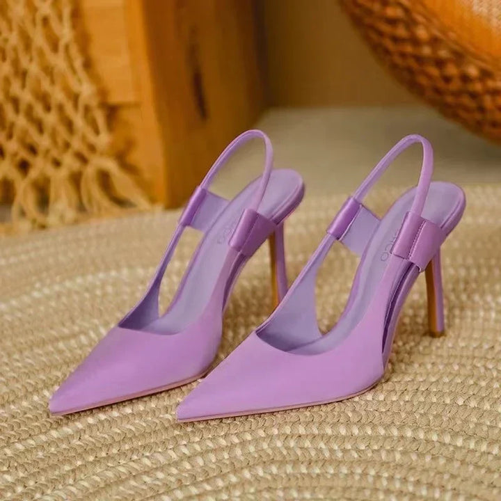 Ainsley | Dames pumps met slingback puntneus