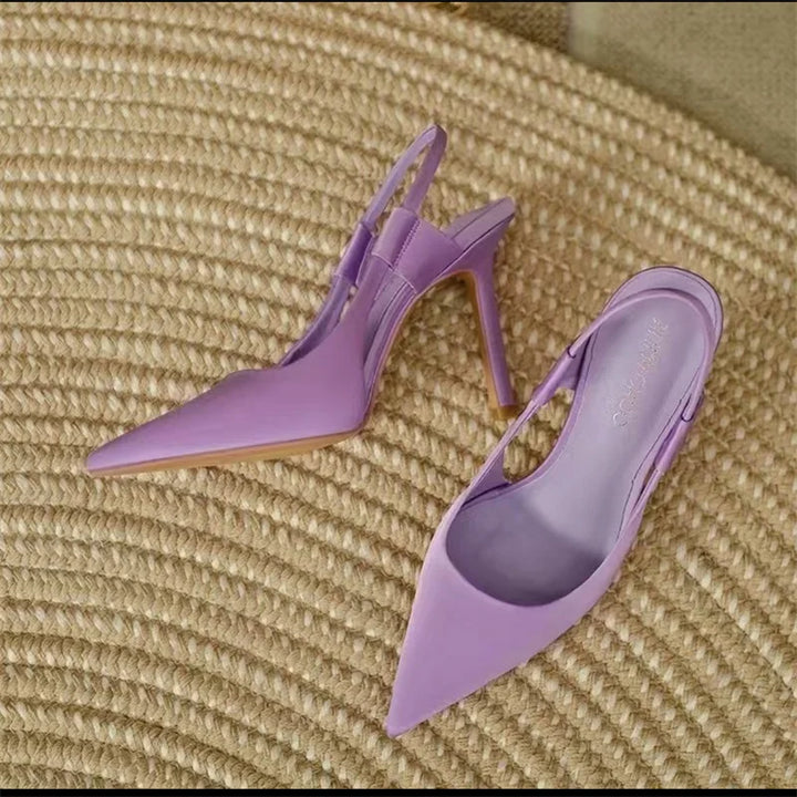 Ainsley | Dames pumps met slingback puntneus