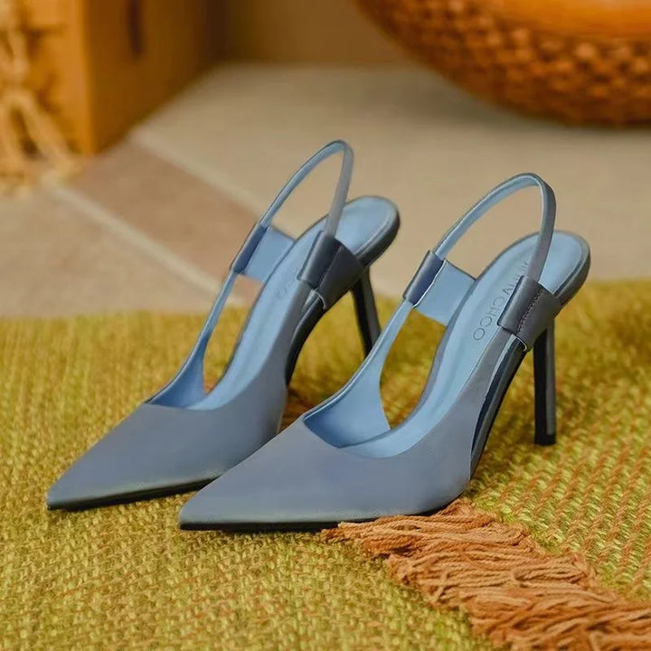 Ainsley | Dames pumps met slingback puntneus