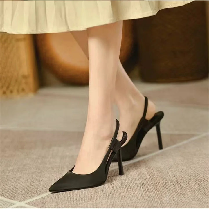 Ainsley | Dames pumps met slingback puntneus