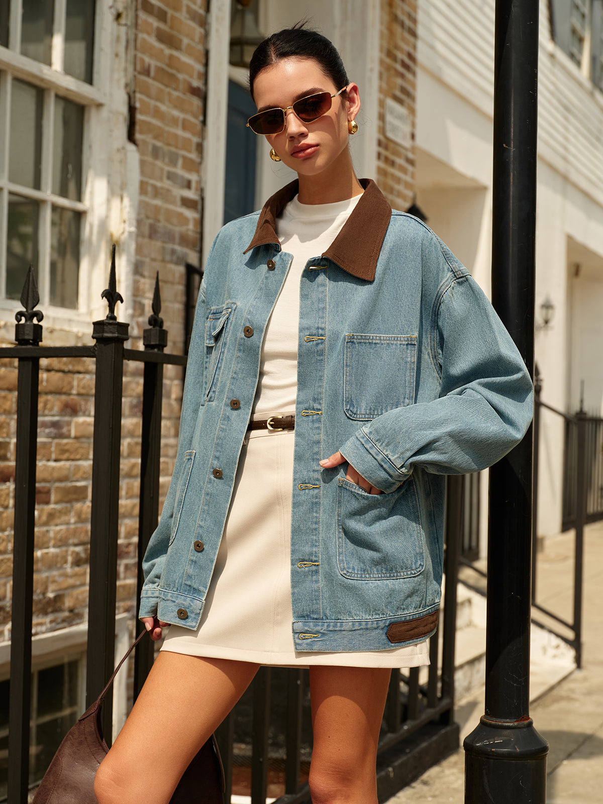 Mavi | Casual Denim Spijkerjas voor Dames met Contrastkraag