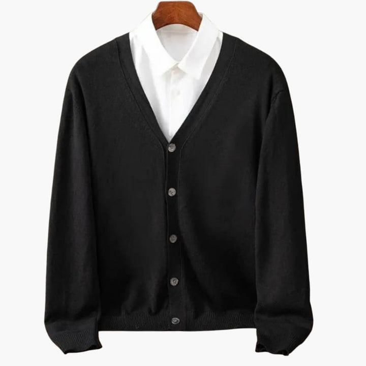 Heren Classic V-Hals Knopen Cardigan
