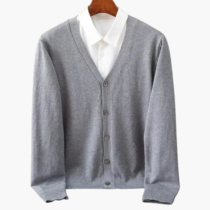 Heren Classic V-Hals Knopen Cardigan