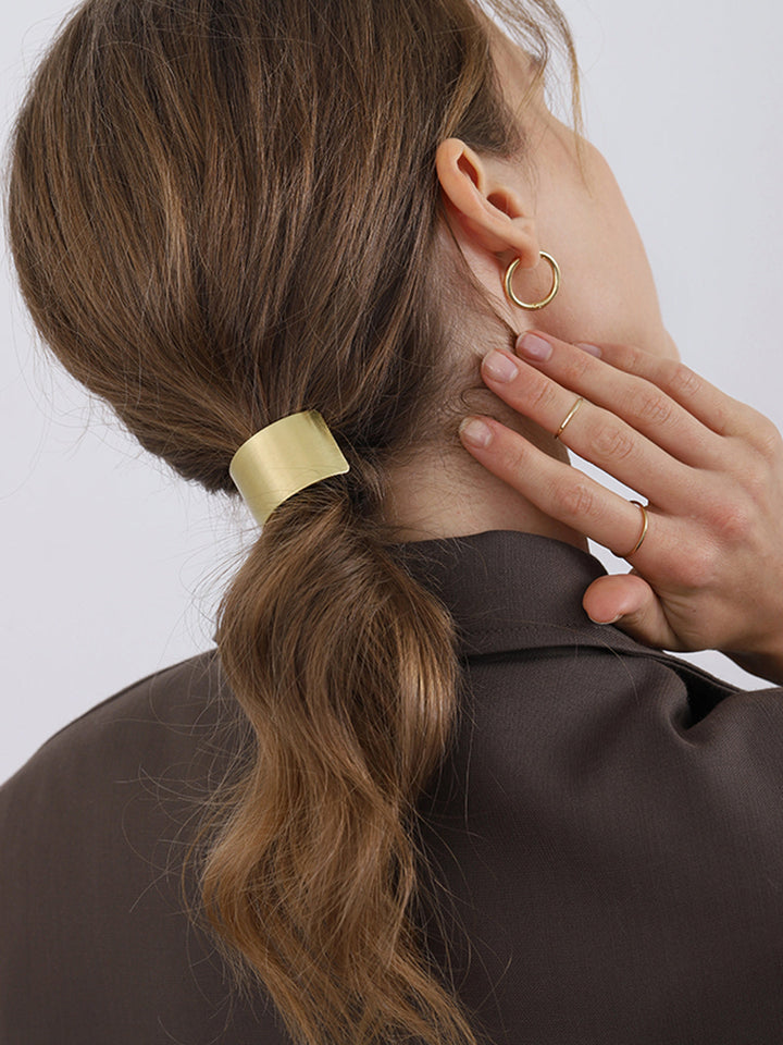 Kaylani | Dames haarcuff met metaal en elastiek