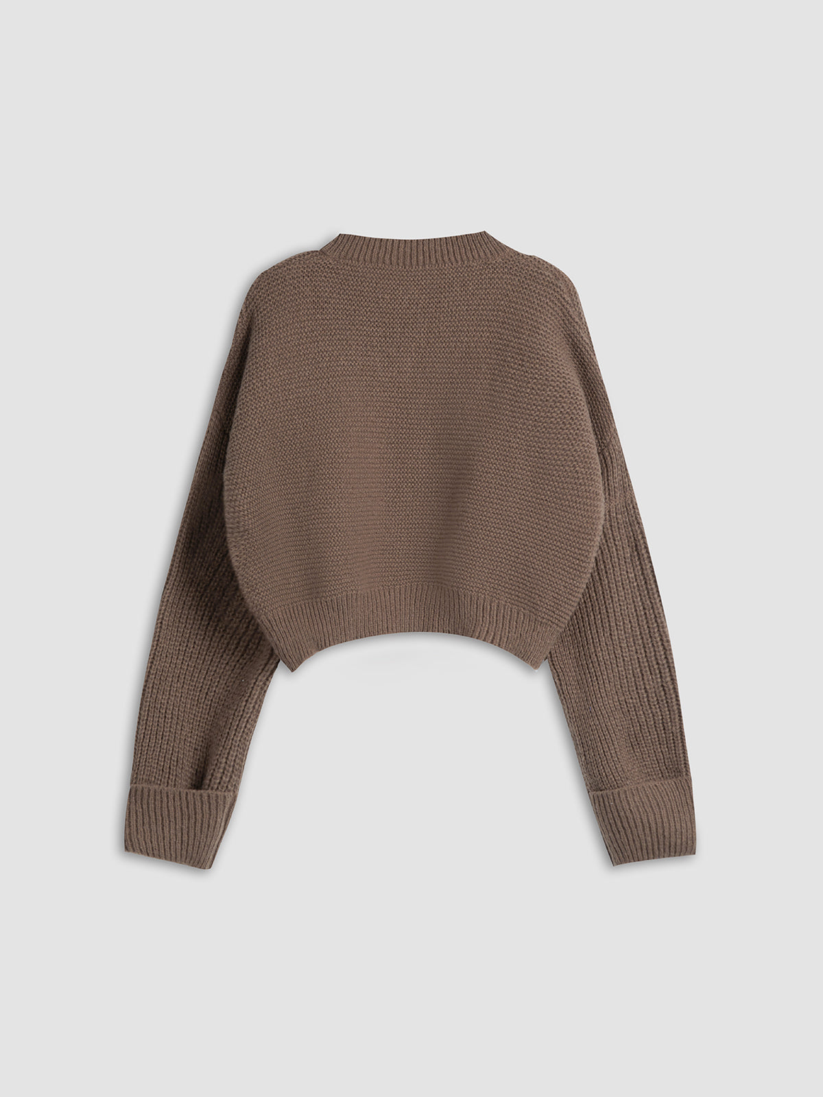 Minea | Comfy Cropped Dames Trui - V-Hals, Casual