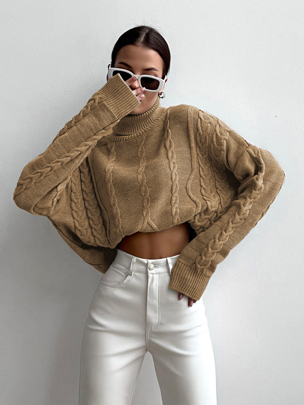 Nima | Dames Turtleneck Trui - Oversized Casual