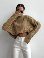 Nima | Dames Turtleneck Trui - Oversized Casual