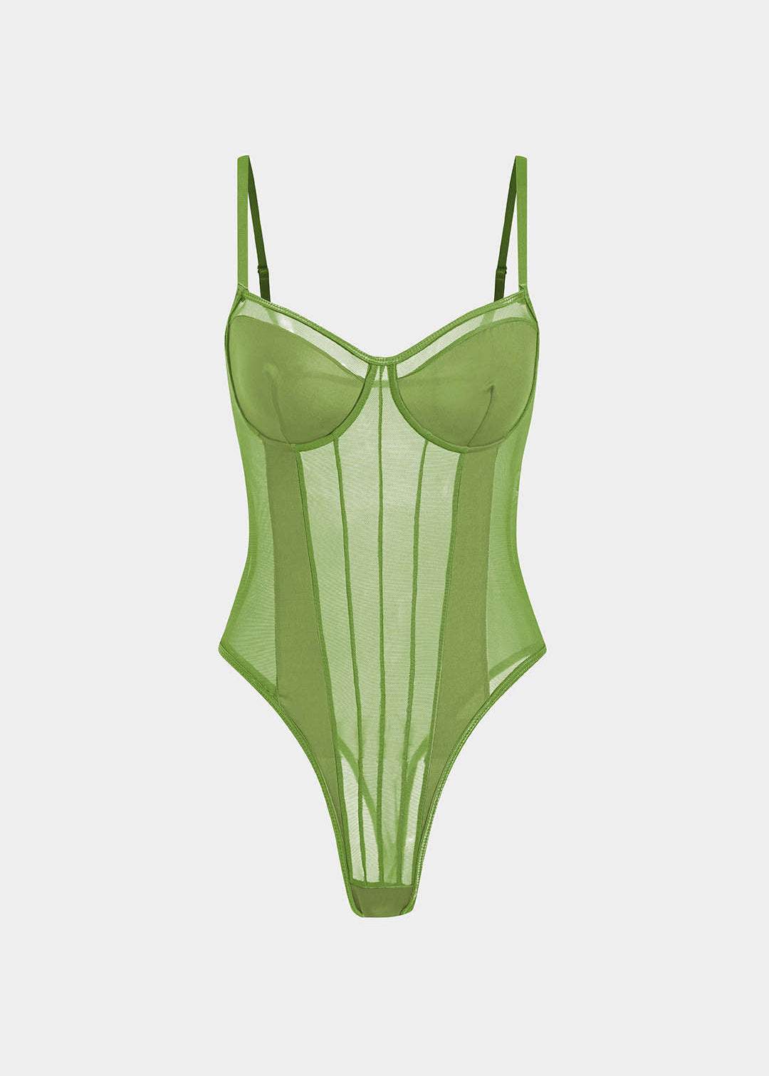 Rivole | Bodysuit - Mesh en Patchwork, Elegant Silhouet